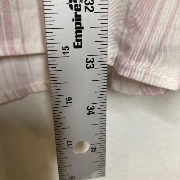 Torrid Women's Challis Striped Tunic Top Faux Button Up Size 3 Tie At Waist - Picture 8 of 12